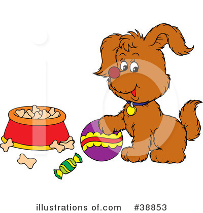 Royalty-Free (RF) Dog Clipart Illustration by Alex Bannykh - Stock Sample #38853