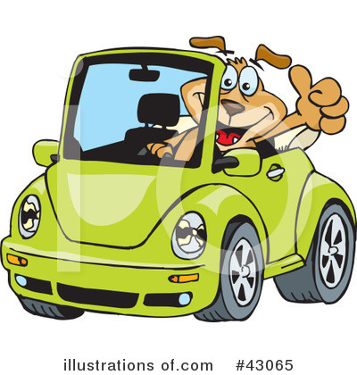 Royalty-Free (RF) Dog Clipart Illustration by Dennis Holmes Designs - Stock Sample #43065
