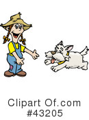 Dog Clipart #43205 by Dennis Holmes Designs
