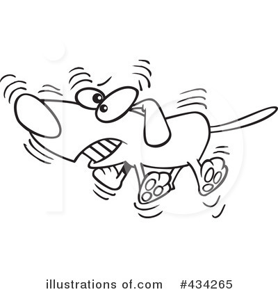 Royalty-Free (RF) Dog Clipart Illustration by toonaday - Stock Sample #434265