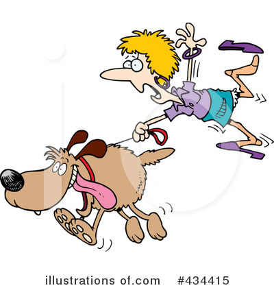 Royalty-Free (RF) Dog Clipart Illustration by toonaday - Stock Sample #434415