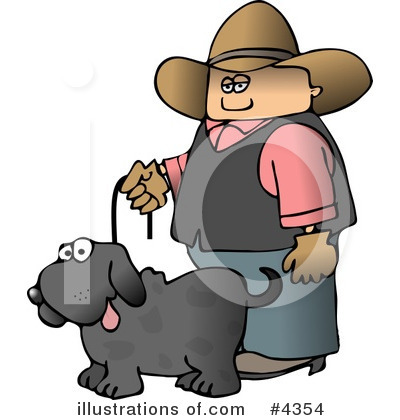 Royalty-Free (RF) Dog Clipart Illustration by djart - Stock Sample #4354
