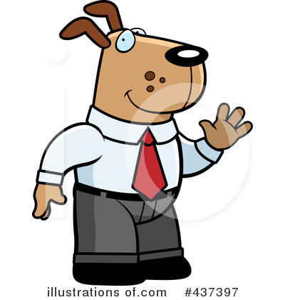Royalty-Free (RF) Dog Clipart Illustration by Cory Thoman - Stock Sample #437397
