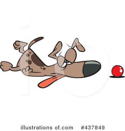 Royalty-Free (RF) Dog Clipart Illustration by toonaday - Stock Sample #437849