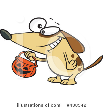 Royalty-Free (RF) Dog Clipart Illustration by toonaday - Stock Sample #438542