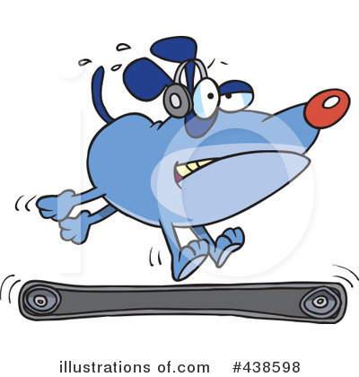 Treadmill Clipart #438598 by toonaday