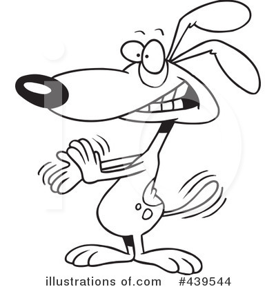 Royalty-Free (RF) Dog Clipart Illustration by toonaday - Stock Sample #439544