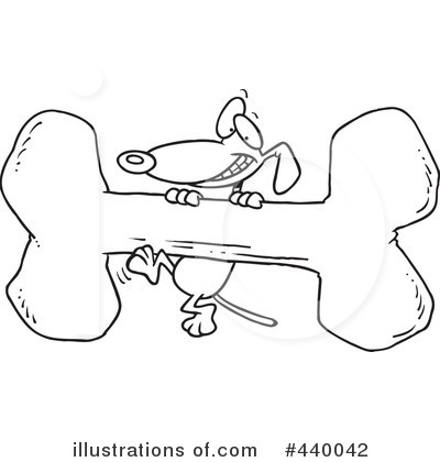 Royalty-Free (RF) Dog Clipart Illustration by toonaday - Stock Sample #440042