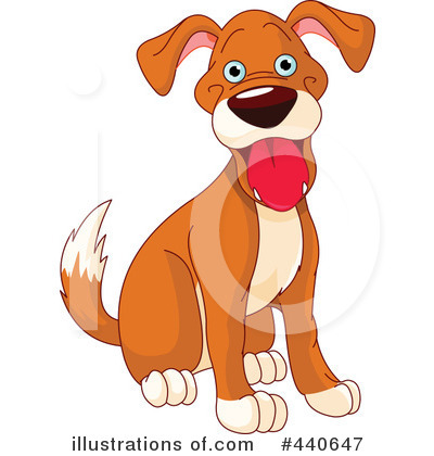 Royalty-Free (RF) Dog Clipart Illustration by Pushkin - Stock Sample #440647