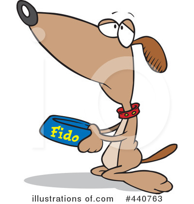 Royalty-Free (RF) Dog Clipart Illustration by toonaday - Stock Sample #440763