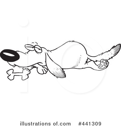Royalty-Free (RF) Dog Clipart Illustration by toonaday - Stock Sample #441309