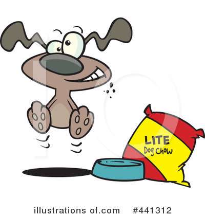 Royalty-Free (RF) Dog Clipart Illustration by toonaday - Stock Sample #441312