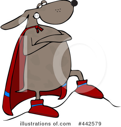 Royalty-Free (RF) Dog Clipart Illustration by djart - Stock Sample #442579