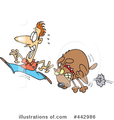 Dog Attack Clipart #442986 by toonaday