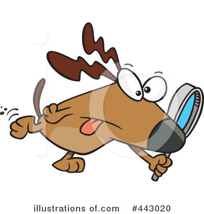 Royalty-Free (RF) Dog Clipart Illustration by toonaday - Stock Sample #443020