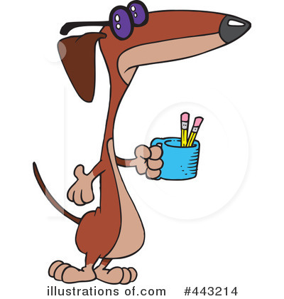 Weiner Dog Clipart #443214 by toonaday