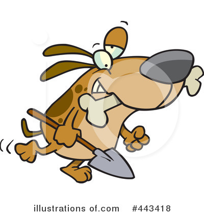 Royalty-Free (RF) Dog Clipart Illustration by toonaday - Stock Sample #443418