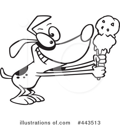 Royalty-Free (RF) Dog Clipart Illustration by toonaday - Stock Sample #443513