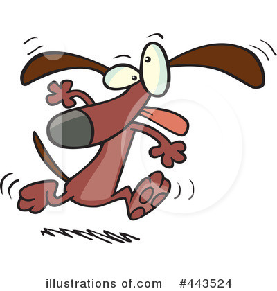 Royalty-Free (RF) Dog Clipart Illustration by toonaday - Stock Sample #443524