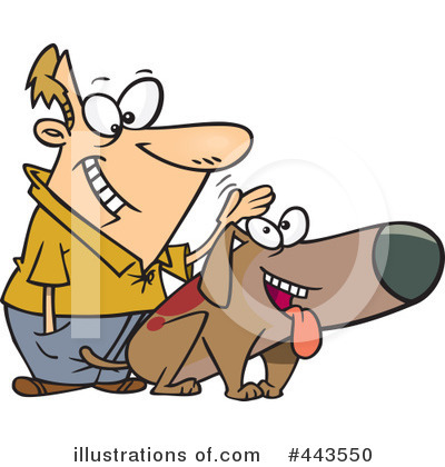 Royalty-Free (RF) Dog Clipart Illustration by toonaday - Stock Sample #443550