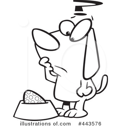 Royalty-Free (RF) Dog Clipart Illustration by toonaday - Stock Sample #443576