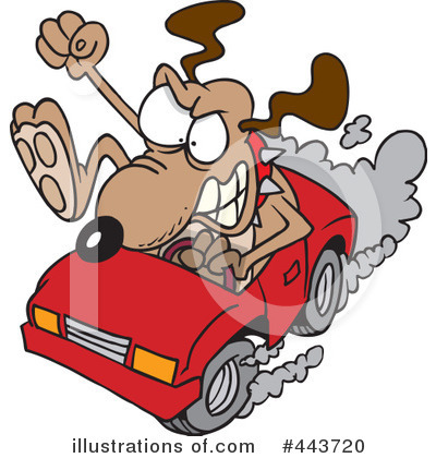 Driving Clipart #443720 by toonaday