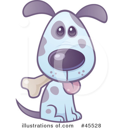 Royalty-Free (RF) Dog Clipart Illustration by John Schwegel - Stock Sample #45528