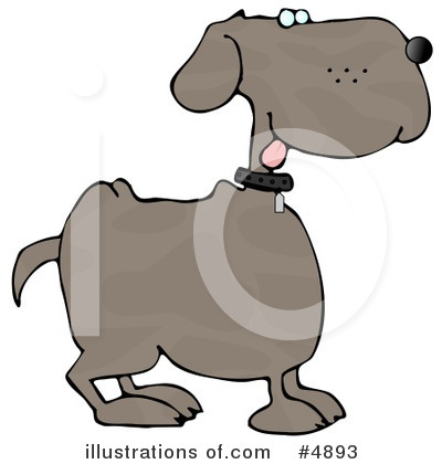 Royalty-Free (RF) Dog Clipart Illustration by djart - Stock Sample #4893