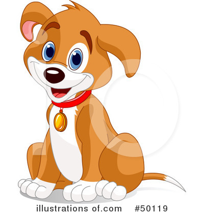 Puppy Clipart #50119 by Pushkin