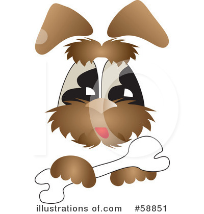 Royalty-Free (RF) Dog Clipart Illustration by kaycee - Stock Sample #58851