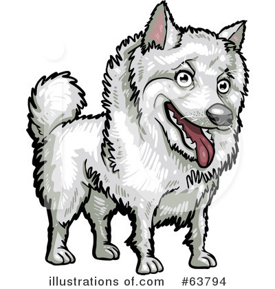 American Eskimo Dog Clipart #63794 by Tonis Pan
