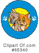 Dog Clipart #65340 by Dennis Holmes Designs