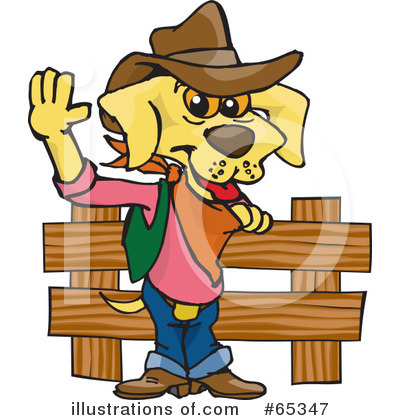 Royalty-Free (RF) Dog Clipart Illustration by Dennis Holmes Designs - Stock Sample #65347