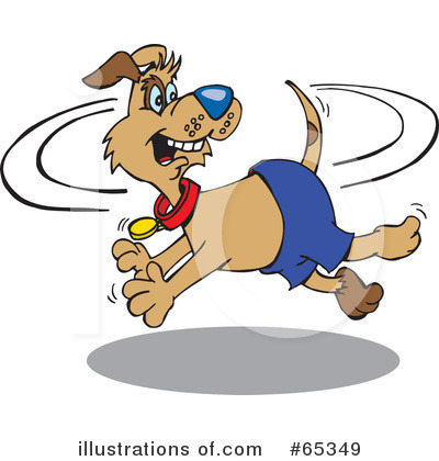 Royalty-Free (RF) Dog Clipart Illustration by Dennis Holmes Designs - Stock Sample #65349