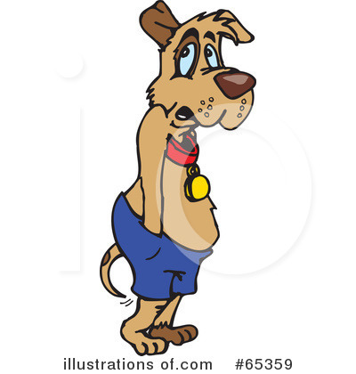 Royalty-Free (RF) Dog Clipart Illustration by Dennis Holmes Designs - Stock Sample #65359