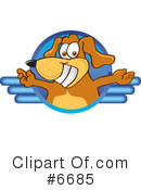 Dog Clipart #6685 by Mascot Junction