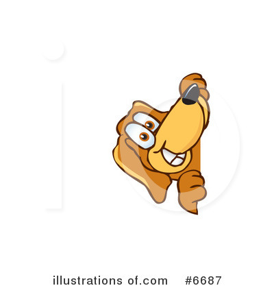 Royalty-Free (RF) Dog Clipart Illustration by Mascot Junction - Stock Sample #6687