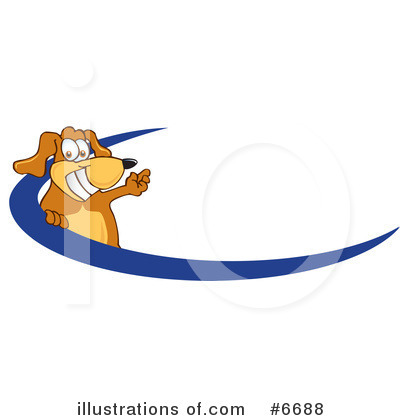 Royalty-Free (RF) Dog Clipart Illustration by Mascot Junction - Stock Sample #6688