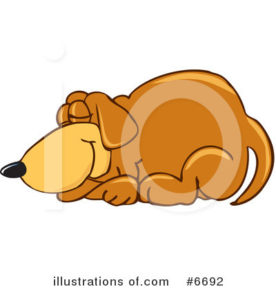 Royalty-Free (RF) Dog Clipart Illustration by Mascot Junction - Stock Sample #6692