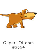 Dog Clipart #6694 by Mascot Junction