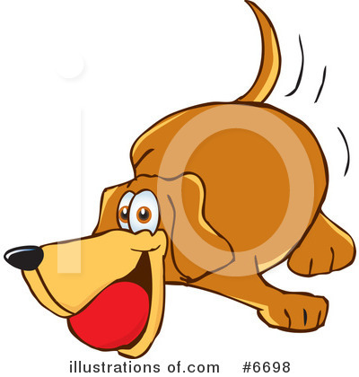 Royalty-Free (RF) Dog Clipart Illustration by Mascot Junction - Stock Sample #6698