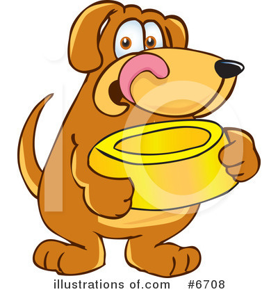 Hound Dog Clipart #6708 by Mascot Junction