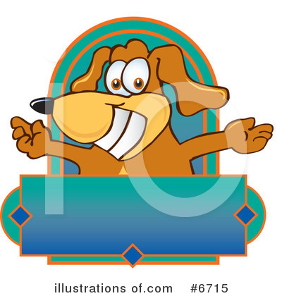 Hound Dog Clipart #6715 by Mascot Junction