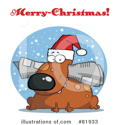 Royalty-Free (RF) Dog Clipart Illustration by Hit Toon - Stock Sample #81933