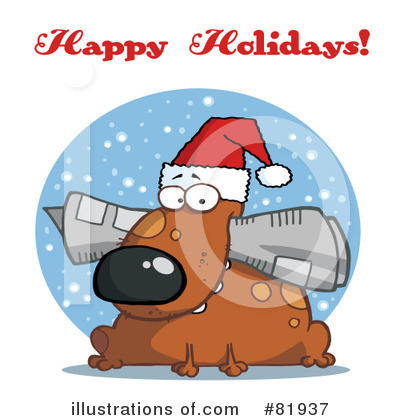 Royalty-Free (RF) Dog Clipart Illustration by Hit Toon - Stock Sample #81937