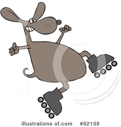 Rollerskating Clipart #92108 by djart