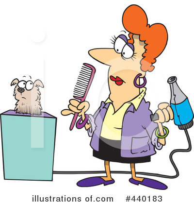 Dog Groomer Clipart #440183 by toonaday