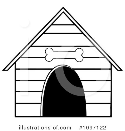 Royalty-Free (RF) Dog House Clipart Illustration by Hit Toon - Stock Sample #1097122