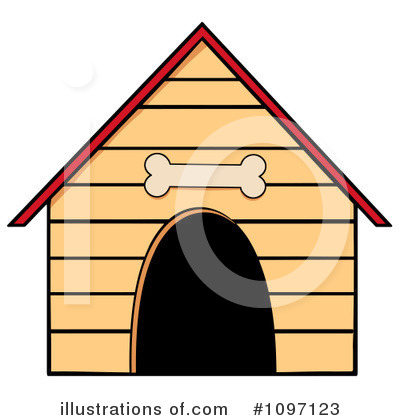 Royalty-Free (RF) Dog House Clipart Illustration by Hit Toon - Stock Sample #1097123