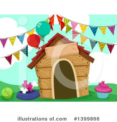 Royalty-Free (RF) Dog House Clipart Illustration by BNP Design Studio - Stock Sample #1399866